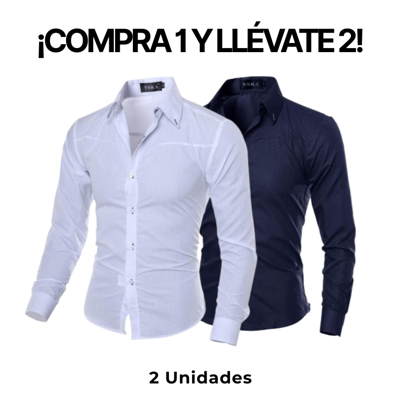 [COMPRA 1 Y LLEVATE 2] - Merlani | Camisa Social para Hombre