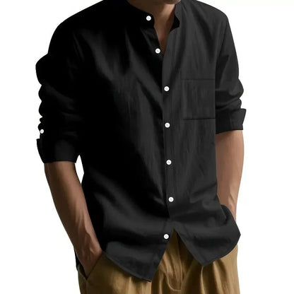 [BUY 1 GET 1 FREE] Santorini Premium Men’s Linen Shirts + FREE Exclusive Watch Gift